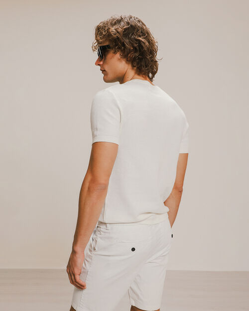 Playera Estructurada Blanca